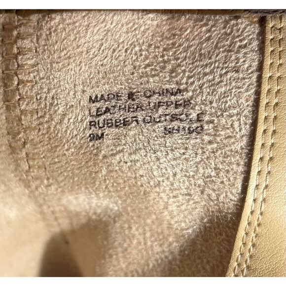 MICHAEL KORS Brown Leather Platform Ankle Bootie Fashion Boots Womens 9M - Picture 9 of 10